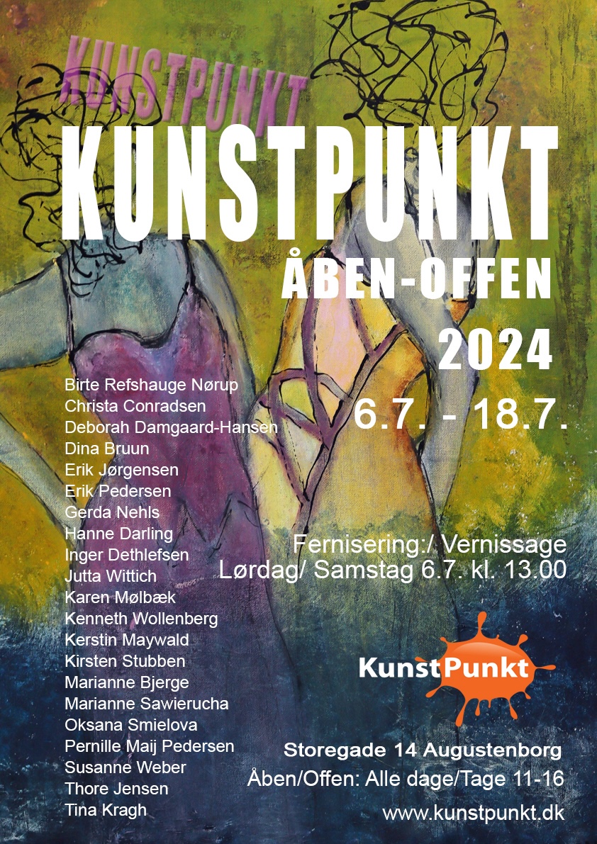 Plakat Kunstpunkt åben